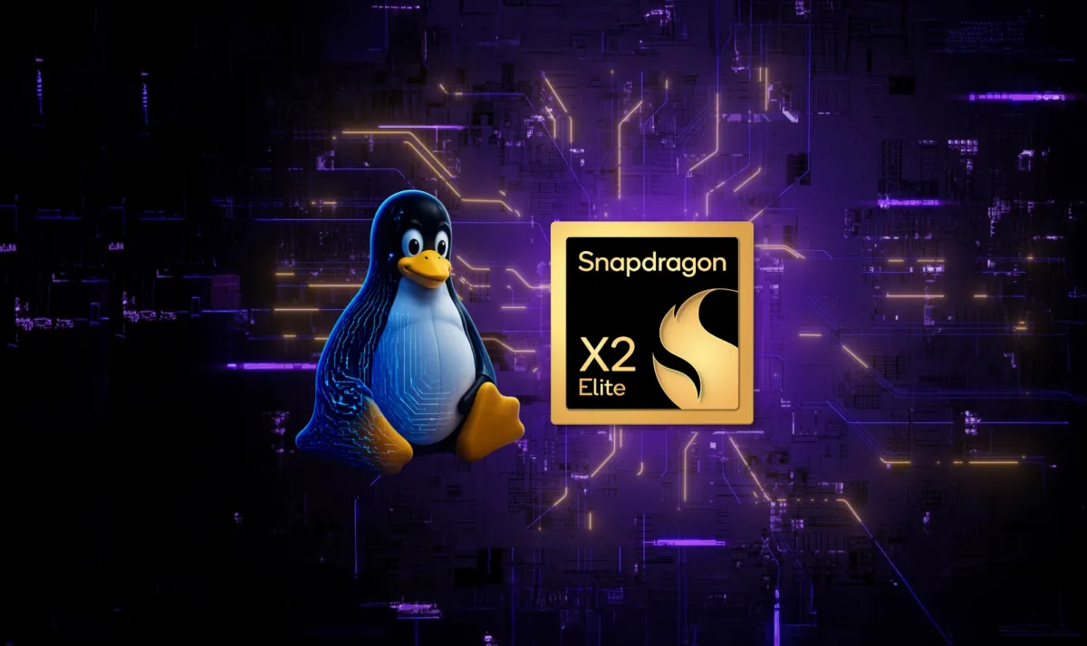 Qualcomm expande atuação e anuncia suporte oficial ao Linux em novos chips Snapdragon X2